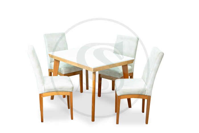 Comedor 4 Ptos Base Comedor Kioto + 4 Sillas Estambul