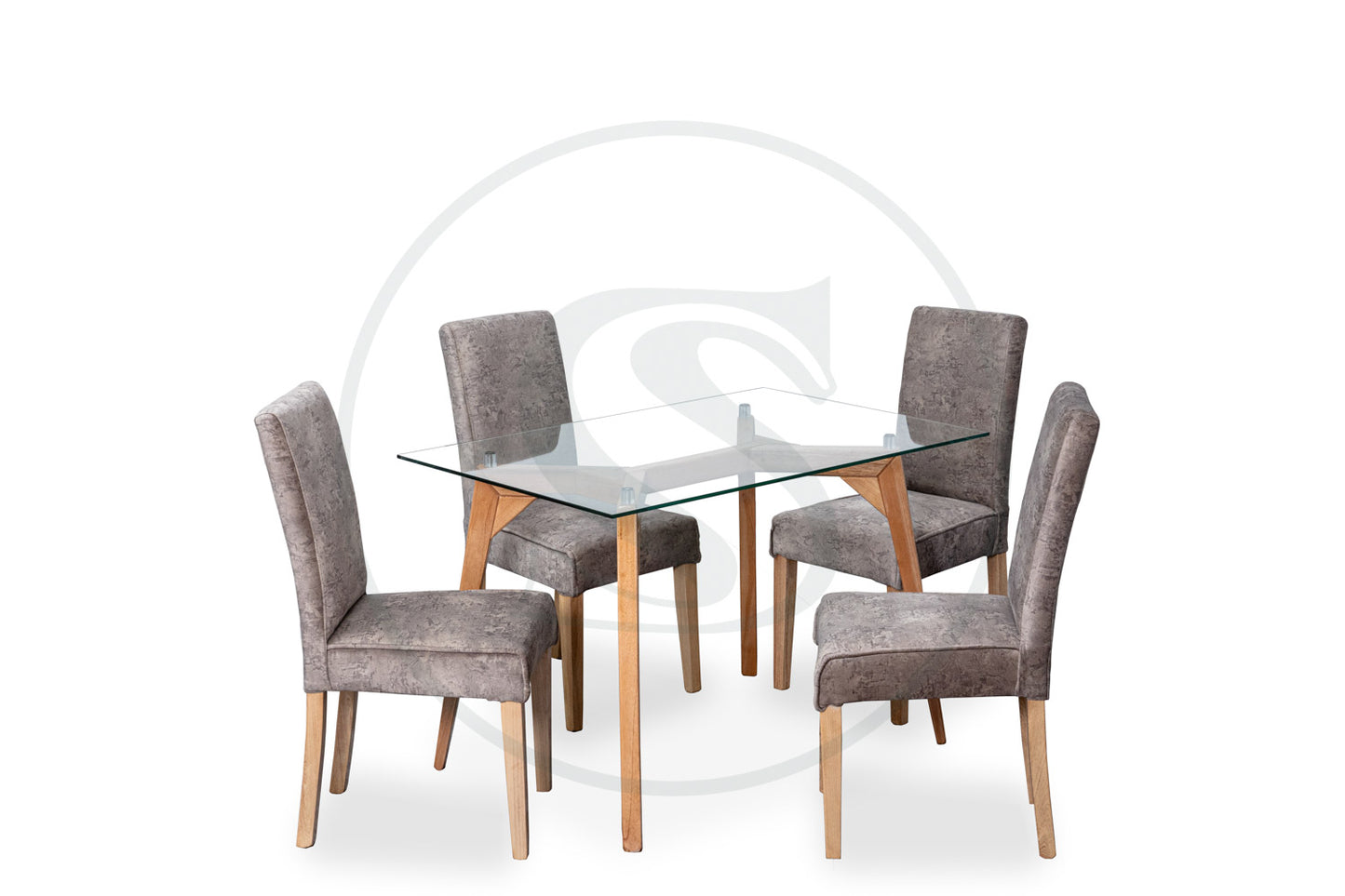Comedor 4 Ptos
Base Comedor Rio + 4 Sillas Rio - Saira Muebles
