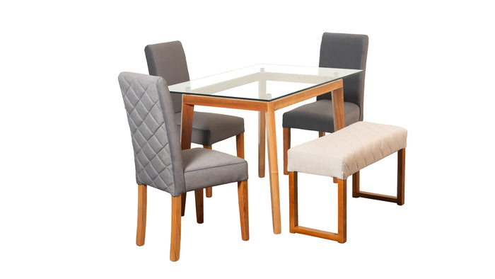 Base Comedor Noruega + Silla Corea + Butaco Dubai