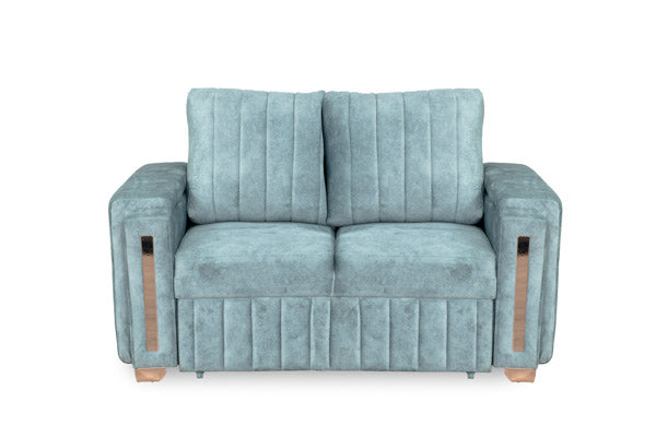 Sofá Cama 2 o 3 Puestos Portugal | Diseño Vertical Moderno en Terciopelo Tipo Piel de Durazno