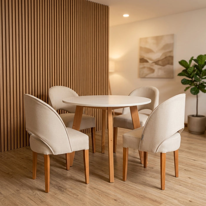 Base Comedor Escandinava + Silla Orion