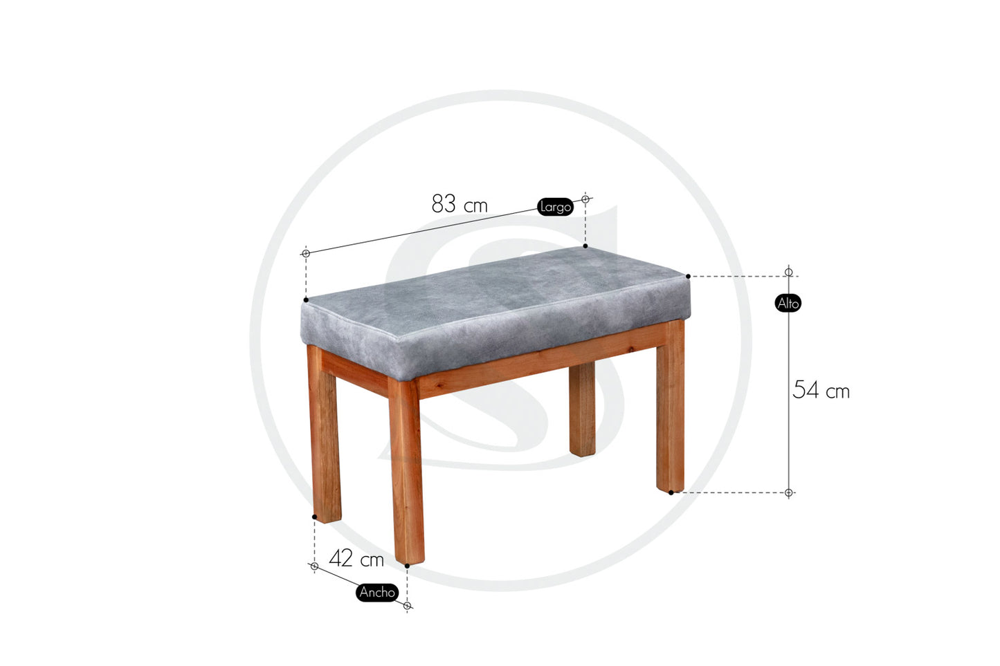 Comedor 5 Ptos
Base Kioto + Sillas Estambul
+ Butaco Rio - Saira Muebles