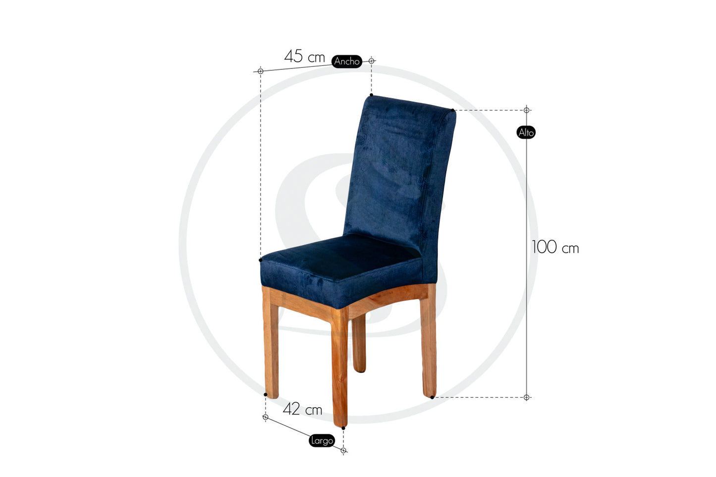 Comedor 5 Ptos
Base Kioto + Sillas Estambul
+ Butaco Rio - Saira Muebles