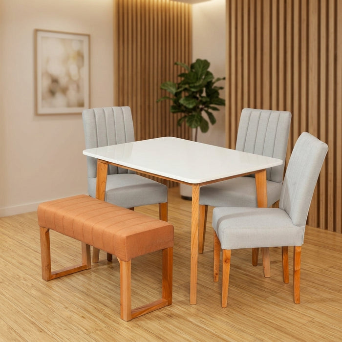Base Comedor Thiago + Silla Venecia + Butaco Venecia