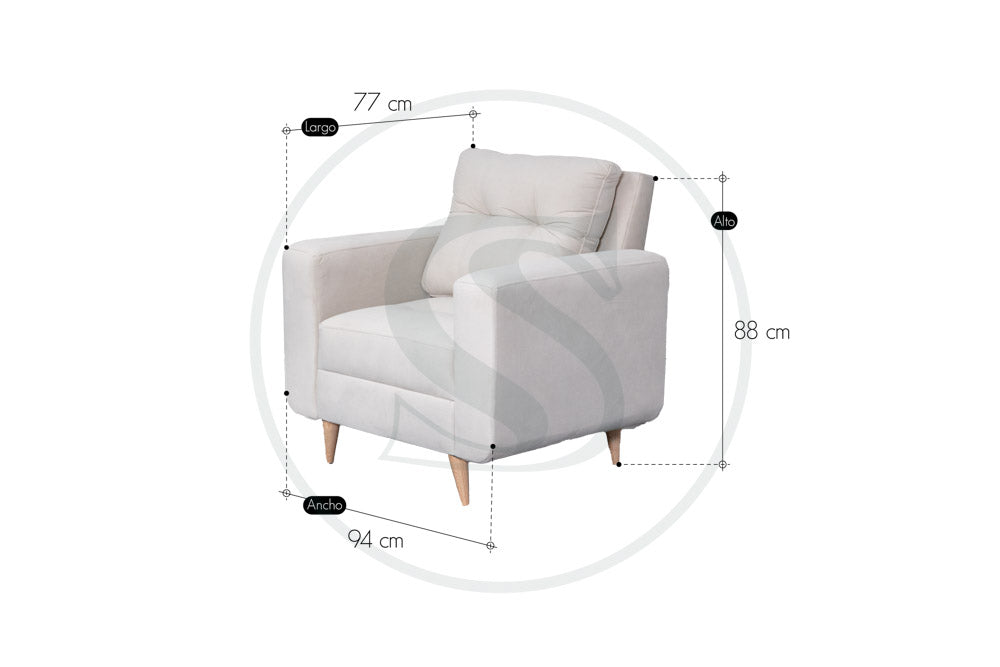 Poltrona Italia - Saira Muebles