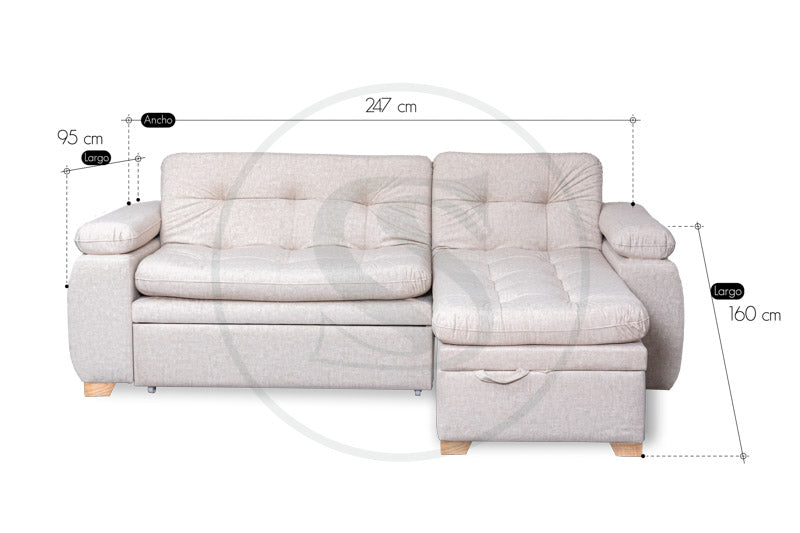 Sala Cama Belgica - Saira Muebles