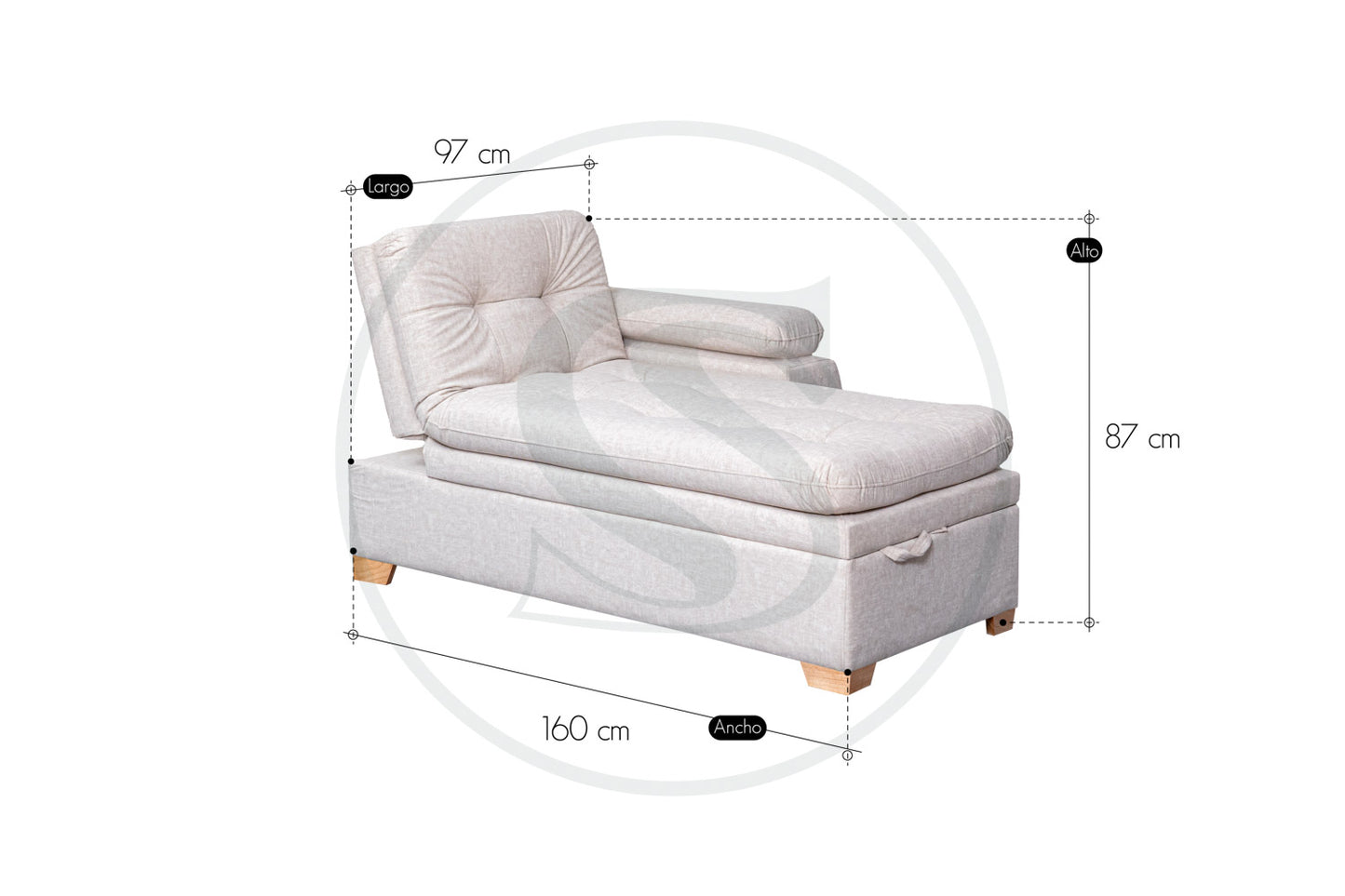 Sala Cama Belgica - Saira Muebles