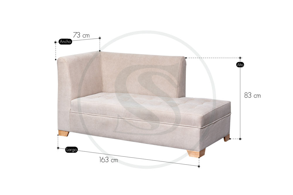 Sala En L Milan - Saira Muebles