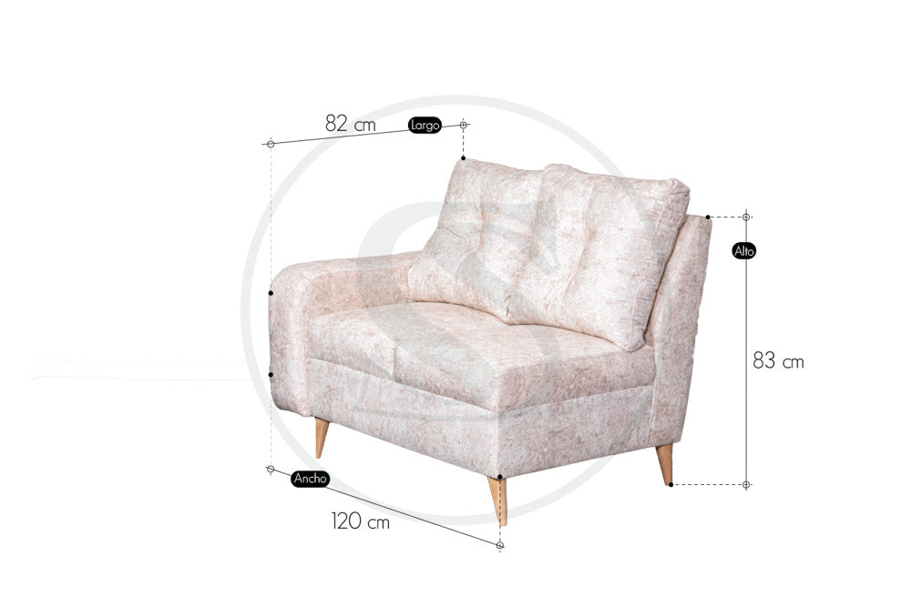 Sala En L Turquia - Saira Muebles