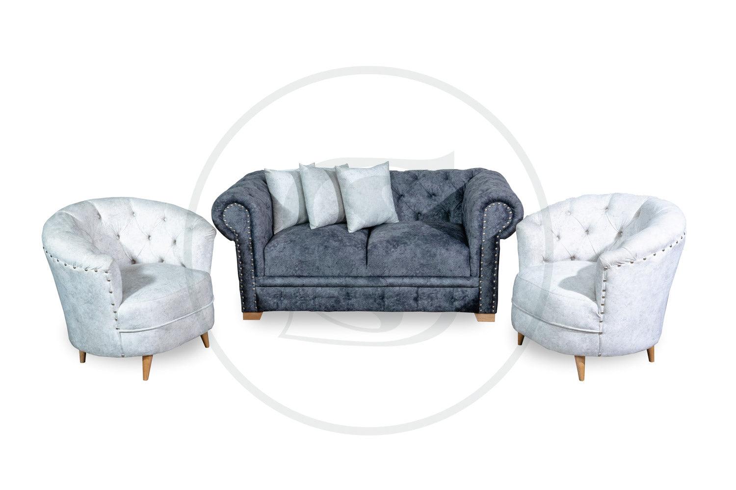 Sala + Poltrona Chester - Saira Muebles