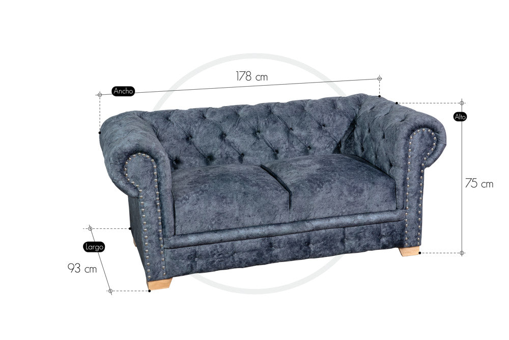 Sofa Chester - Saira Muebles