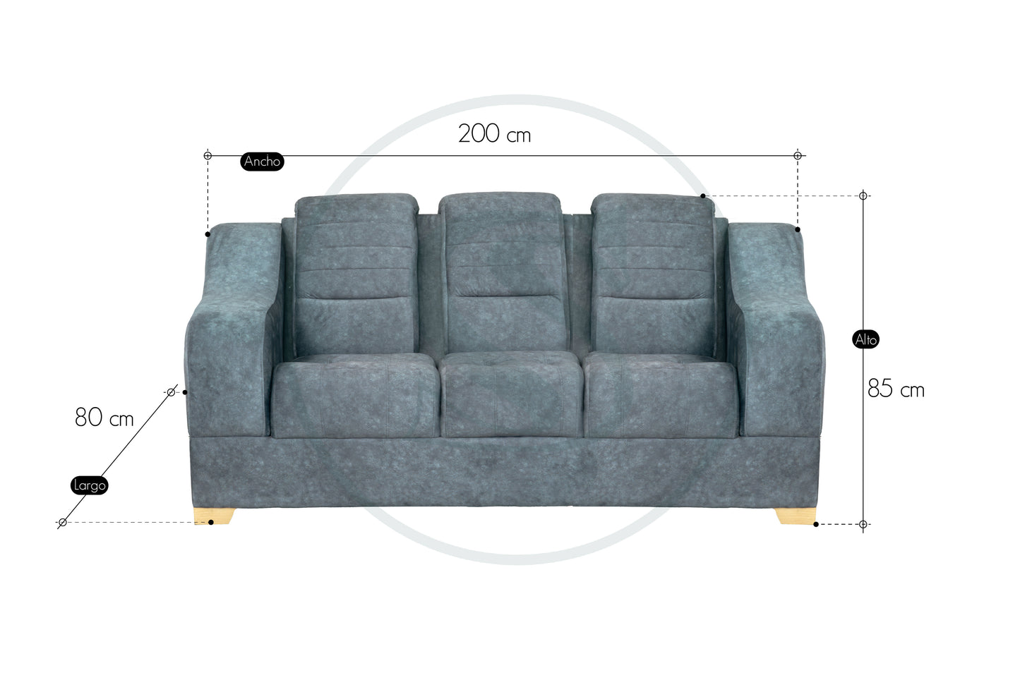 Sofa Ferrari - Saira Muebles