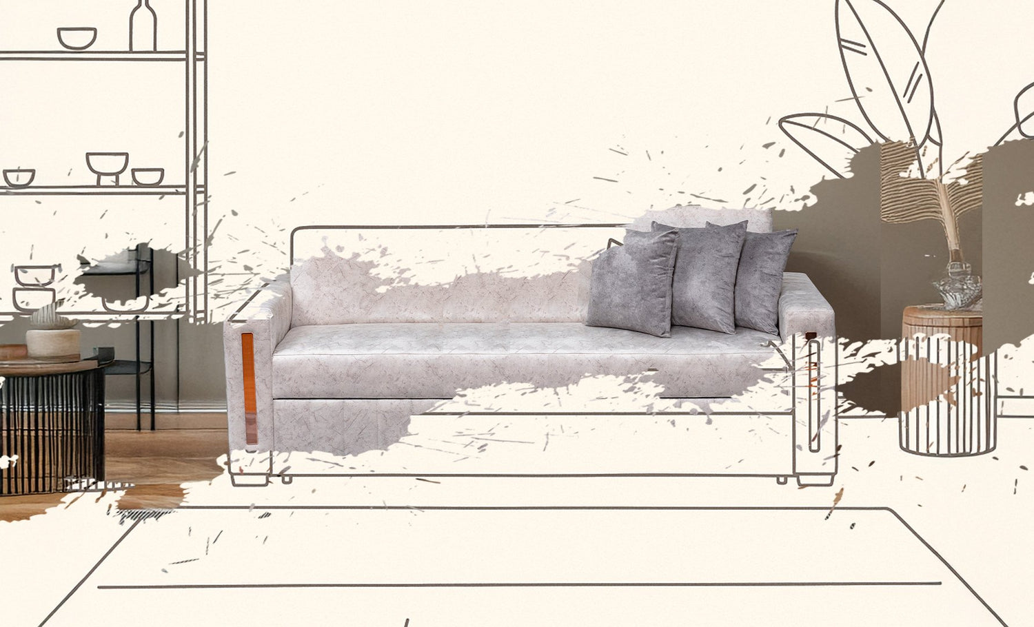 Sofa Cama - Saira Muebles