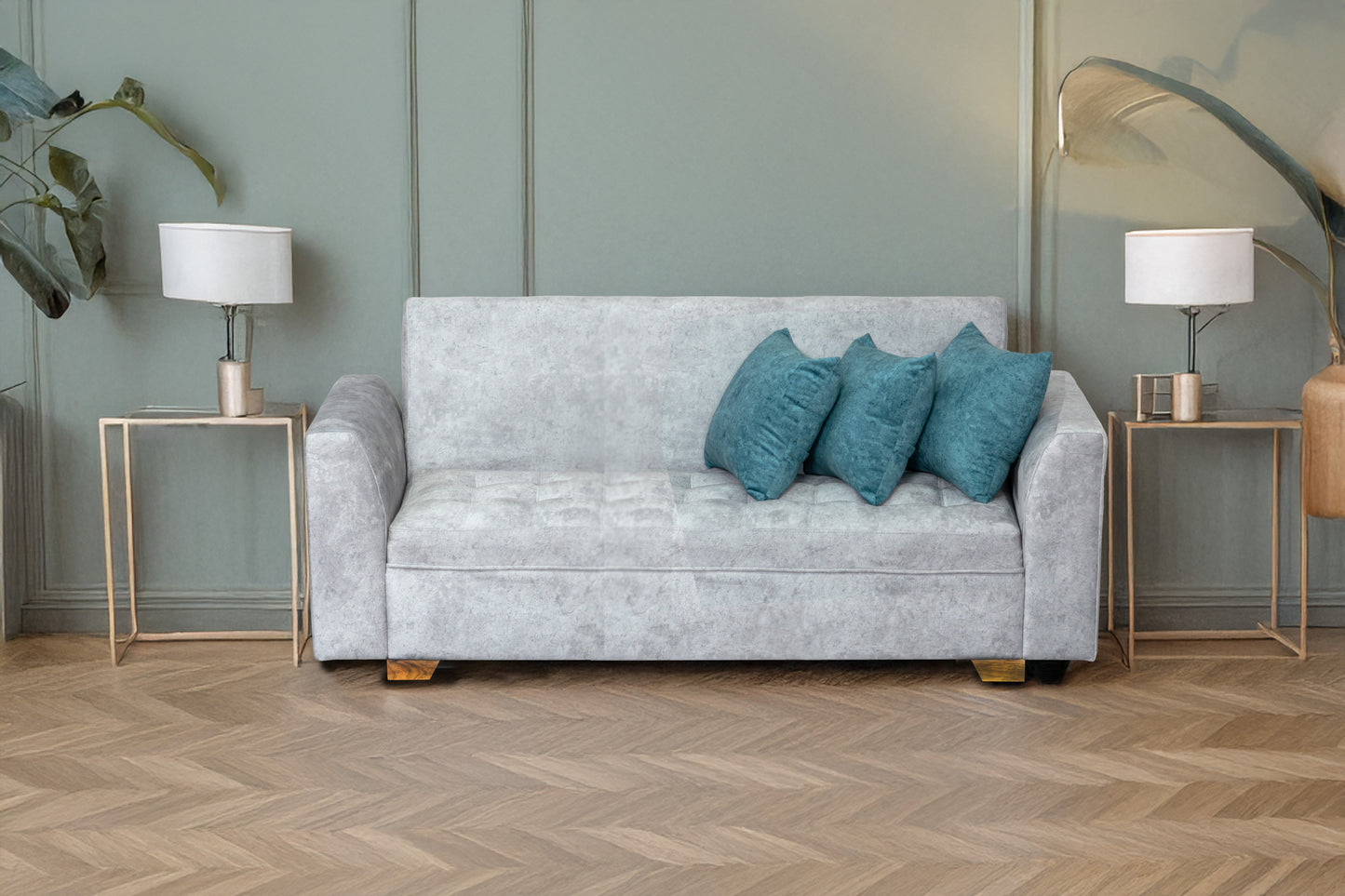 Sofa Milan Gris/Verde
