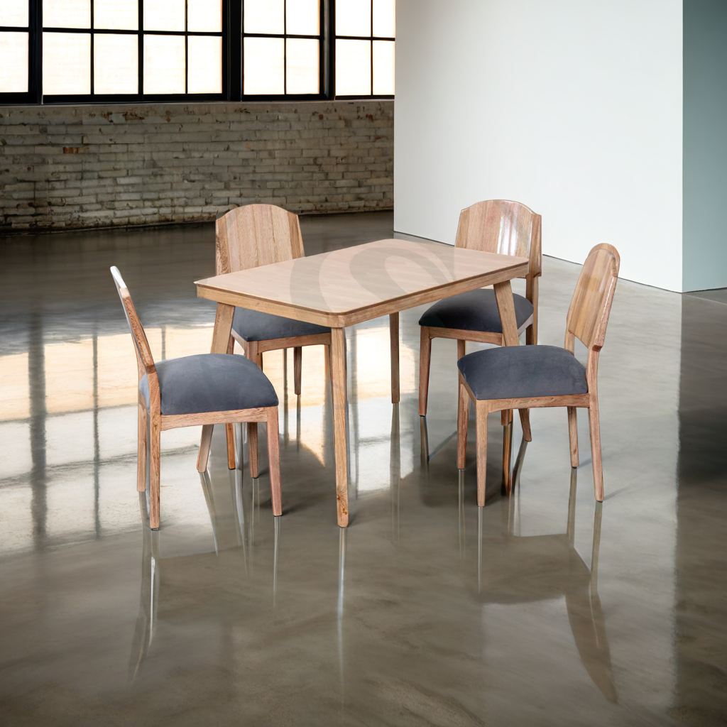 Comedor 4 Ptos
Base Comedor Porto + 4 Sillas Belgica