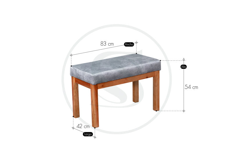 Butaco En Cedro Rio - Saira Muebles