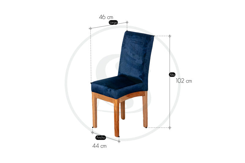 Comedor 4 Ptos 
Base Comedor Kioto + 4 Sillas Estambul - Saira Muebles