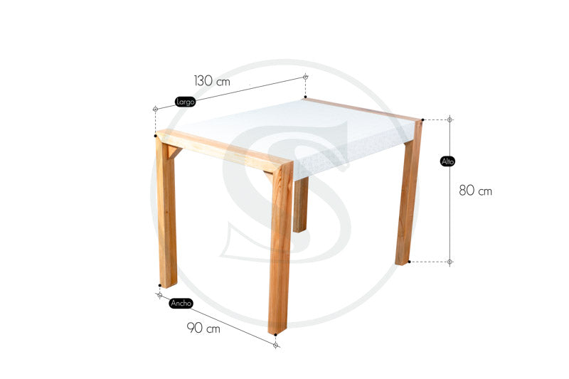 Base Comedor En Mdf / Cedro Milan - Saira Muebles