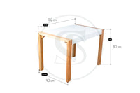 Base Comedor En Mdf / Cedro Milan - Saira Muebles