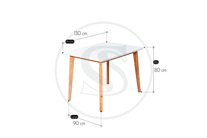 Base Comedor En Mdf / Cedro Thiago - Saira Muebles