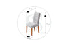 Comedor 4 Ptos Base Comedor Thiago + 4 Sillas Venecia Gris - foto 4