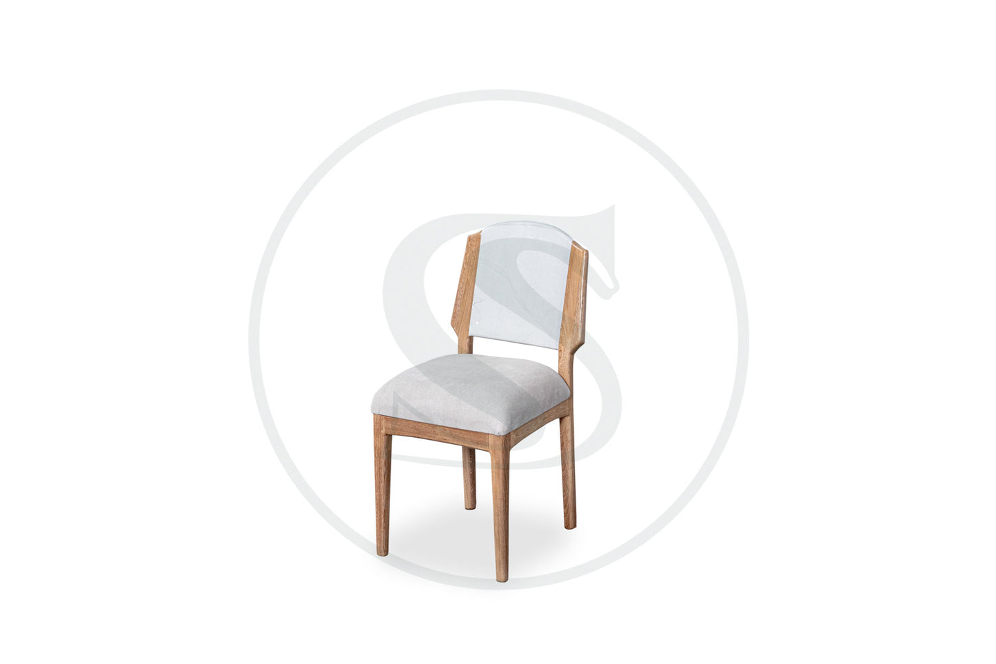 Silla Comedor En Flor Morado Belgica - Saira Muebles