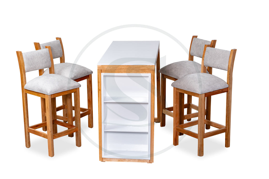Comedor 4 Ptos 
Base Comedor Italia + 4 Sillas Italia - Saira Muebles