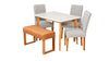 Base Comedor Thiago + Silla Venecia + Butaco Venecia - foto 1