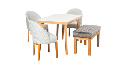 Base Comedor Kioto + Silla Noruega +  Butaco Corea