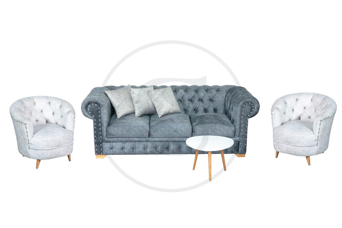 Sala + Poltrona Chester - Saira Muebles