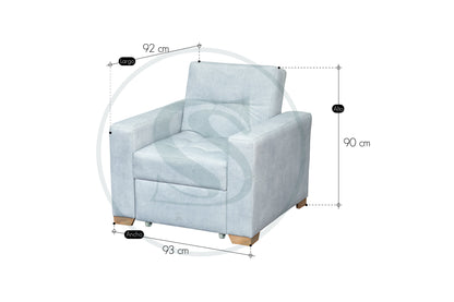 Poltrona Monaco - Saira Muebles