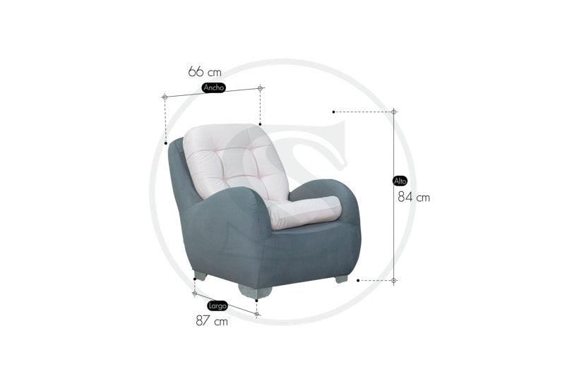 Poltrona Mesedora Boston - Saira Muebles