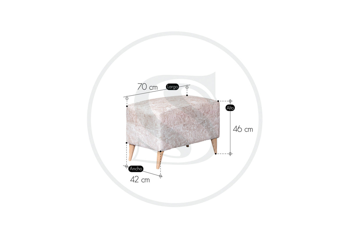 Puff Turquia - Saira Muebles