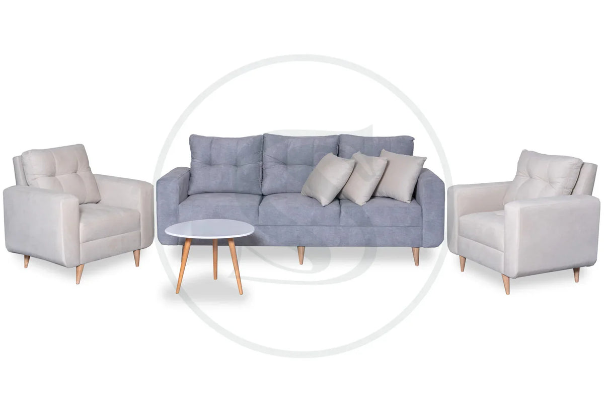 Sofá Italia 2P + 2 Poltronas + Mesa de Centro Persa – foto 36 | Saira Muebles
