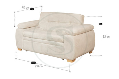 Sofa Cama Belgica 2 Puestos