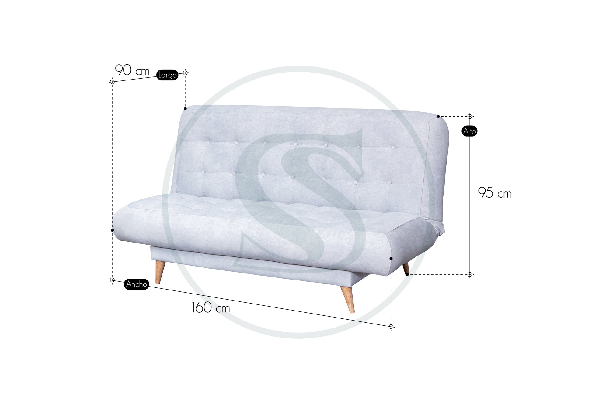 Sofa Cama Porto - Saira Muebles