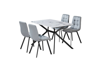 Comedor Base 4 Pros + 4 Sillas Omega