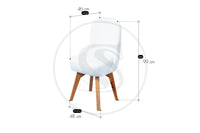 Silla Comedor En Cedro Roma - Saira Muebles