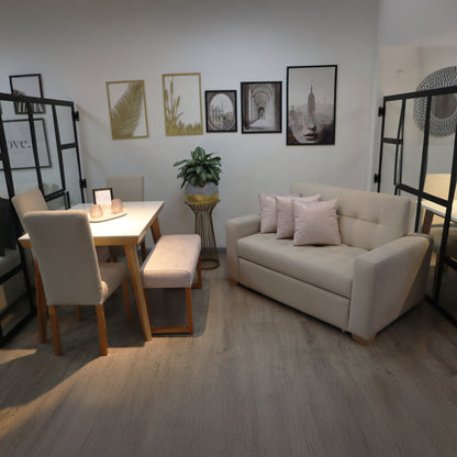 Combo Apartamentero — Sofá Cama + Comedor – foto 2 | Saira Muebles