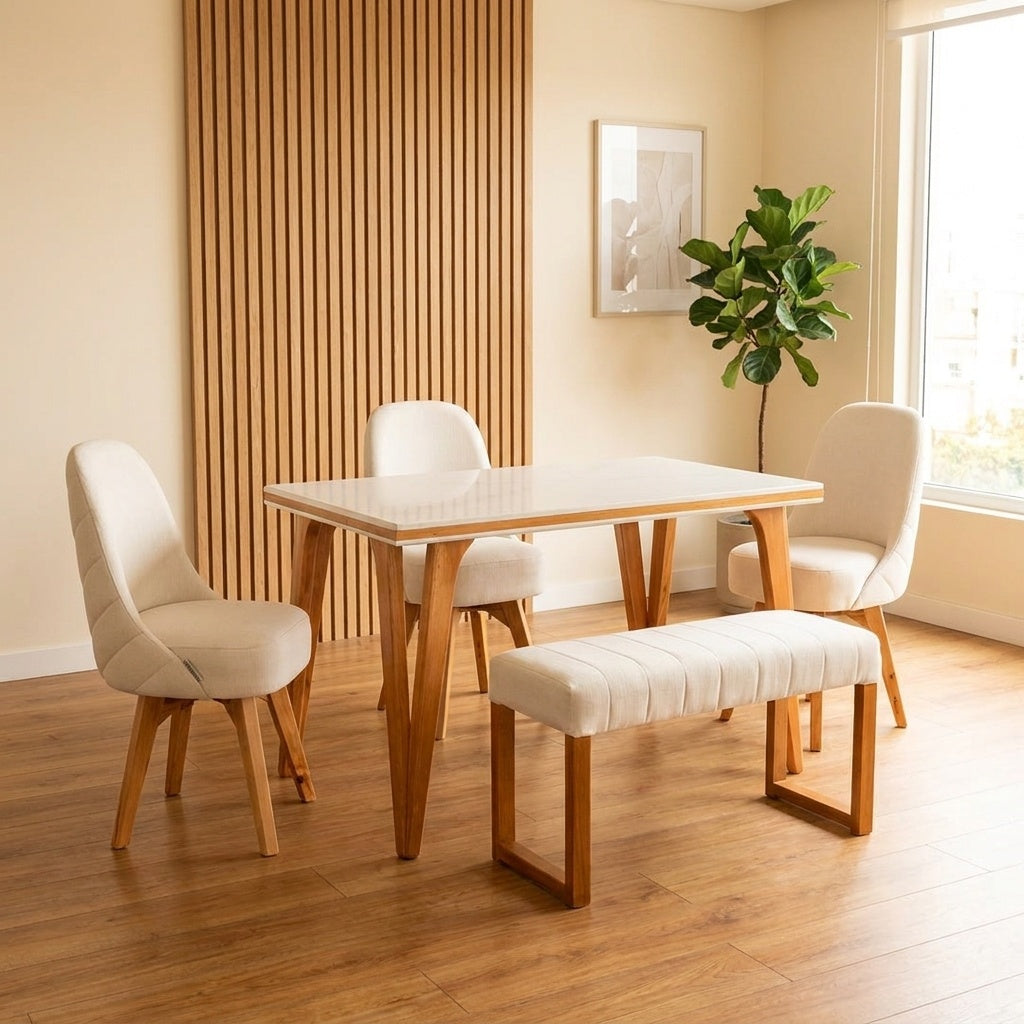 Base Comedor Nigeria + Silla London + Butaco Venecia