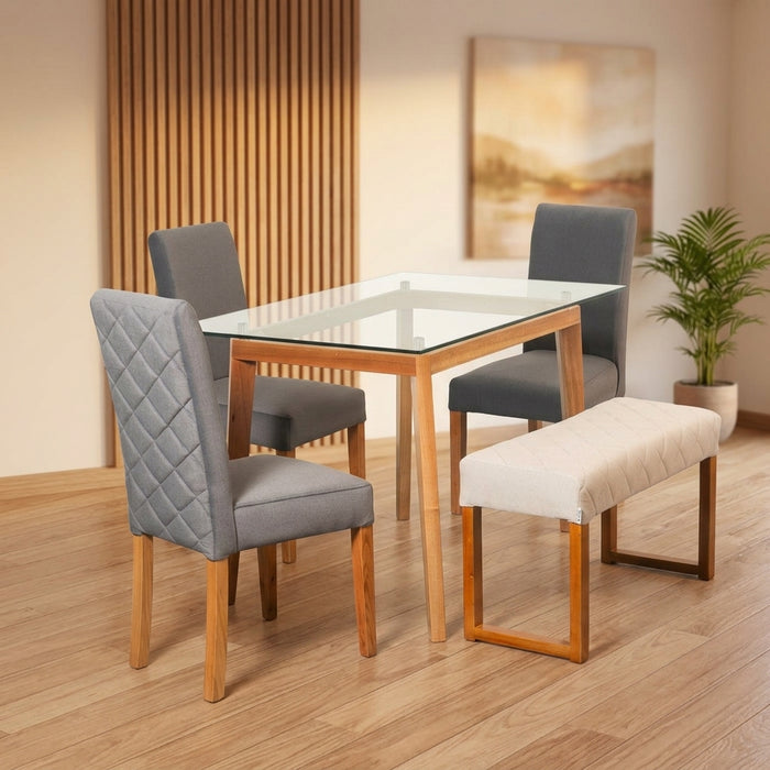 Base Comedor Noruega + Silla Corea + Butaco Dubai