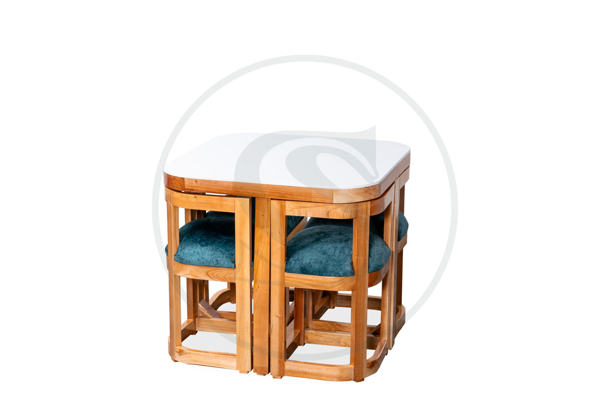 Comedor 4 Ptos 
Base Comedor Ahorra Espacio + 
Silla Ahorra Espacio - Saira Muebles