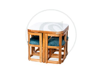 Comedor 4 Ptos 
Base Comedor Ahorra Espacio + 
Silla Ahorra Espacio - Saira Muebles