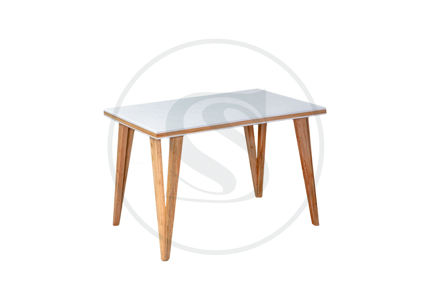 Comedor 5 Ptos 
Base Comedor Nigeria + 3 Sillas Roma + 
1 Butaco Roma - Saira Muebles