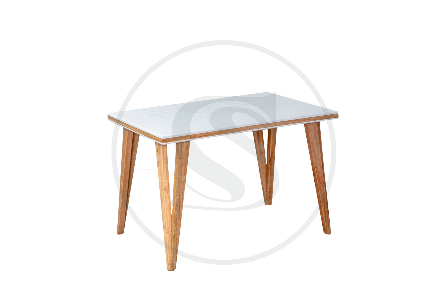 Comedor 5 Ptos 
Base Comedor Nigeria + 3 Sillas Roma + 
1 Butaco Roma - Saira Muebles