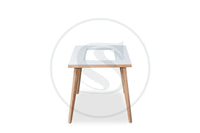 Comedor 4 Ptos 
Base Comedor Belgica + 4 Sillas Belgica - Saira Muebles