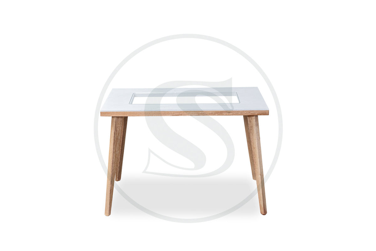 Comedor 4 Ptos 
Base Comedor Belgica + 4 Sillas Belgica - Saira Muebles
