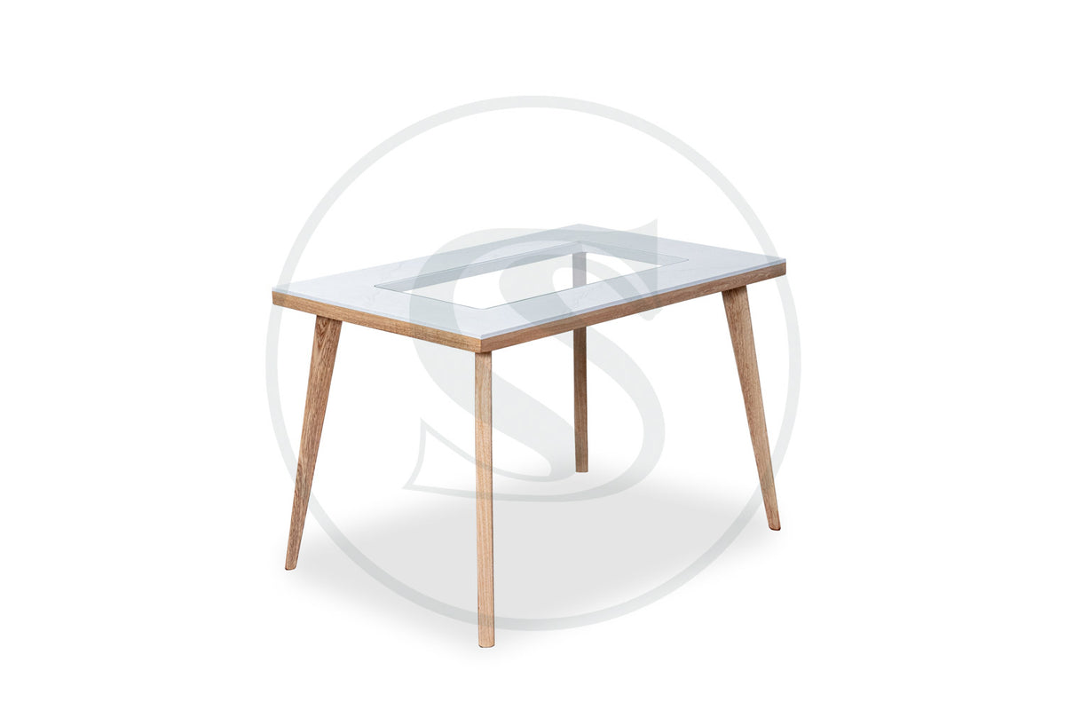 Comedor 4 Ptos 
Base Comedor Belgica + 4 Sillas Belgica - Saira Muebles