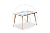 Comedor 4 Ptos 
Base Comedor Belgica + 4 Sillas Belgica - Saira Muebles