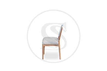 Silla Comedor En Flor Morado Belgica - Saira Muebles